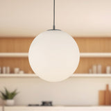 Marco CCT Pendant Light Medium 120 Inch By Kuzco - Lifestyle View