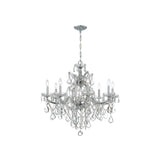 Maria Theresa Crystal Chandelier 28'' Polished Chrome