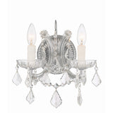 Maria Theresa Sconce 10.5" Polished Chrome