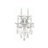 Maria Theresa Sconce 13.5" Polished Chrome