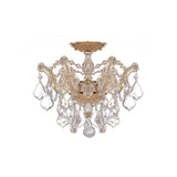 Maria Theresa Semi Flush Mount 13.5" Gold