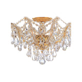 Maria Theresa Semi Flush Mount 19" Gold