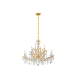 Maria Theresa Two-Tier Crystal Chandelier 29'' Gold