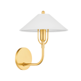 Mariel Wall Sconce Aged Brass Soft White By Mitzi
