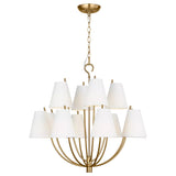 Marina Chandelier Small Burnished Brass By Visual Comfort Main View 2