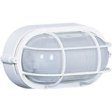 Marine Outdoor Wall Light Black White By Artcraft