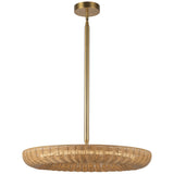 Maris Chandelier Brushed Gold By Alora - Front View