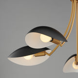 Maris Chandelier Black / Natural Aged Brass by Maxim Lighting