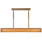 Maris Linear Pendant Light Brushed Gold By Alora