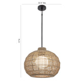 Markis Outdoor Pendant Light by Eurofase - Matte Black Detail View