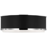 Marlowe Flush Mount Large Polished Nickel By Visual Comfort Studio - Side View1