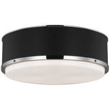 Marlowe Flush Mount Large Polished Nickel By Visual Comfort Studio