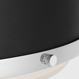 Marlowe Flush Mount Medium Polished Nickel By Visual Comfort Studio - Detailed View