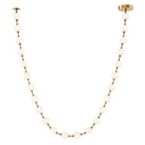 Marni Beaded Chandelier Natural Brass Grande DC By Alora Marini