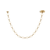 Marni Beaded Chandelier Natural Brass Large DC By Alora Marini