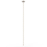 Marni Beaded Chandelier Polished Nickel Grande DC By Alora Marini Vertical View
