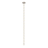 Marni Beaded Chandelier Polished Nickel Large DC By Alora Marini Vertical View
