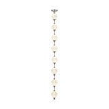 Marni Beaded Chandelier Polished Nickel Small RT By Alora Marini Vertical View