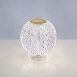 Marni Portable Table Lamp Natural Brass Small With Light By Alora