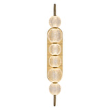 Marni Wall Lamp Natural Brass By Alora