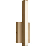 Marque Led Vanity Light — 13 Inch, Satin Brass