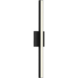 Marque Led Vanity Light — 30 Inch, Midnight Black