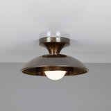 Marrakesh Ceiling Light Antique Brass & Sapphire Blue