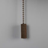 Marrakesh Pull Chain Wall Light - Antique Brass & Sapphire Blue