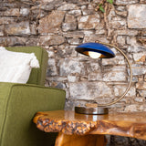Marrakesh Table Lamp - Antique Brass & Sapphire Blue