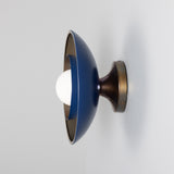 Marrakesh Wall Light - Antique Brass & Sapphire Blue