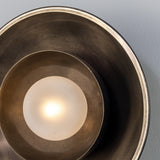 Marrakesh Wall Light - Antique Silver & Matte Black
