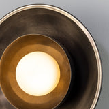 Marrakesh Wall Light - Antique Silver & Matte Black
