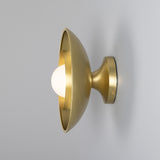 Marrakesh Wall Light - Satin Brass & Racing Green