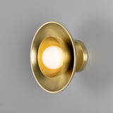 Marrakesh Wall Light - Satin Brass & Racing Green