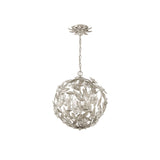 Marselle Orb Chandelier 16.5" Antique Silver