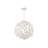 Marselle Orb Chandelier 22" Matte White