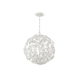 Marselle Orb Chandelier 22" Matte White