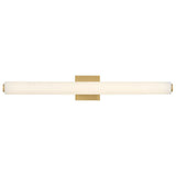 Marti LED Vanity - Large, Lacquered Brass