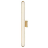 Marti LED Vanity - Large, Lacquered Brass