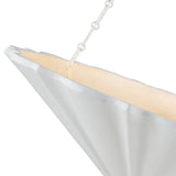 Martine Pendant Light Antique White Medium By Alora Detailed View