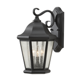 Martinsville Outdoor Wall Lantern Large Black Generation Lighting
