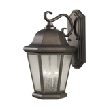 Martinsville Outdoor Wall Lantern Large Corinthian Bronze Generation Lighting