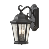 Martinsville Outdoor Wall Lantern Medium Black Generation Lighting