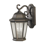 Martinsville Outdoor Wall Lantern Medium Corinthian Bronze Generation Lighting