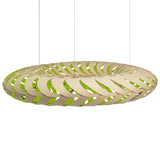 Maru Pendant Light Large Bamboo Lime By David Trubridge