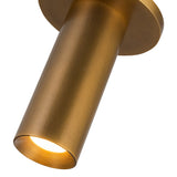 Mason Ceiling Light Vintage Brass By Kuzco Detailed View