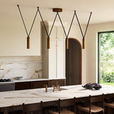 Mason Multilight Suspension Vintage Brass By Kuzco Lifestyle View