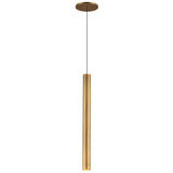 Mason Pendant Light Vintage Brass By Kuzco - Front View
