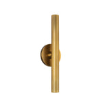 Mason Wall Sconce Vintage Brass Small By Kuzco Side View