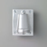 Mast Outdoor Wall Light Polished Aluminum By Original BTC Front view